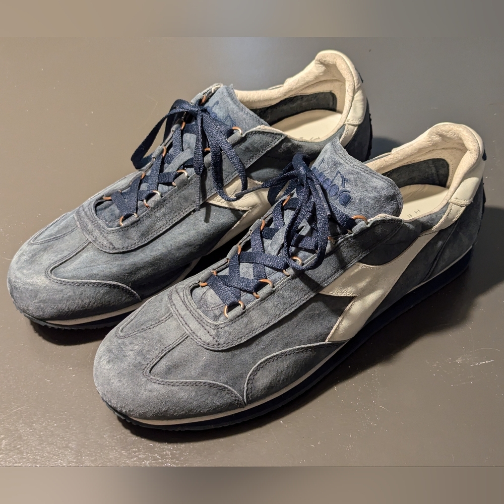 Diadora Equipe H Canvas Stone Wash sz 11.5